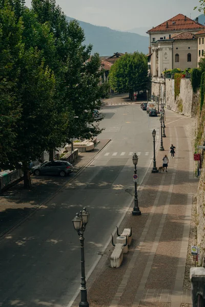 Feltre Italien November 2021 Straßenansicht Der Stadt Feltre Der Provinz — Stockfoto