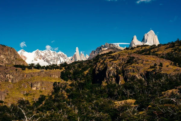 Mountain Landscape Fitz Roy Laguna Los Tres Los Glaciares National — Stock Photo, Image