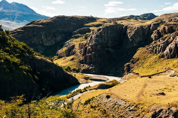 River Los Glaciares National Park Chalten Argentina — Stock Photo, Image