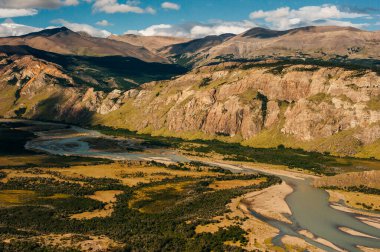 Nehir Los Glaciares Ulusal Parkı, El Chalten - Arjantin