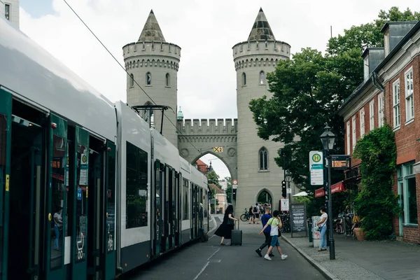 Науэнер Тор Исторические Городские Ворота Потсдаме Германия Высокое Качество Фото — стоковое фото