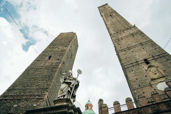 Torre Asinelli Dos Principais Pontos Turísticos Bolonha Itália Foto Alta — Fotografia de Stock