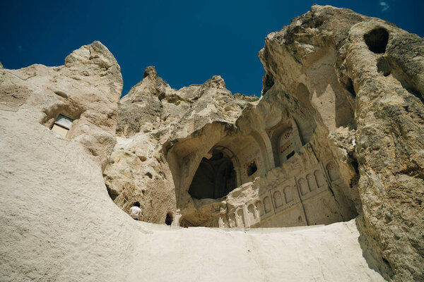Goreme Open Air Museum in Cappadocia, turkey - dec, 2021. High quality photo