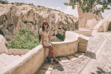 Zelve Açık Hava Müzesi. Zelve Valley, Kapadokya, Orta Anadolu, Türkiye 'de eşsiz jeolojik oluşumlar. Yüksek kalite fotoğraf