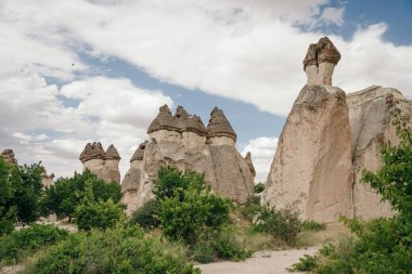 Zelve Açık Hava Müzesi. Zelve Valley, Kapadokya, Orta Anadolu, Türkiye 'de eşsiz jeolojik oluşumlar. Yüksek kalite fotoğraf