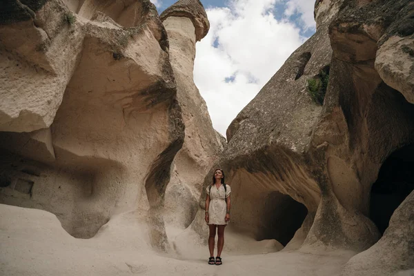 Zelve Open Air Museum Formazioni Geologiche Uniche Nella Valle Zelve — Foto Stock