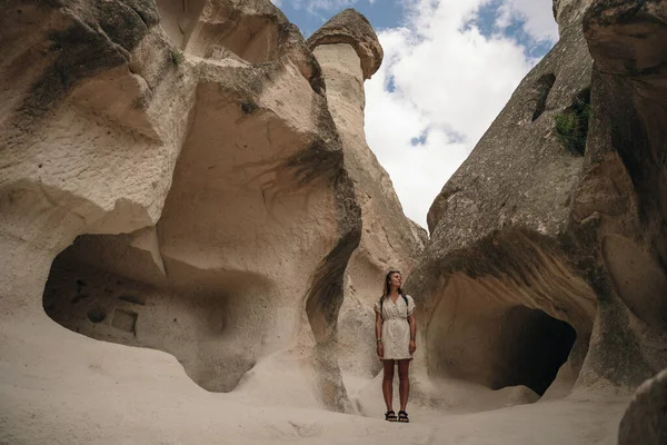 Zelve Open Air Museum Unique Geological Formations Zelve Valley Cappadocia — Stock Photo, Image