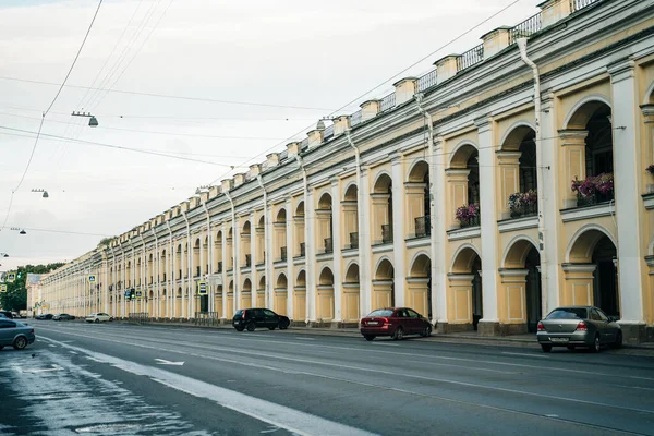 Petersburg Rusia Dic 2021 Bolshoi Gostiny Dvor Monumento Historia Arquitectura — Foto de Stock