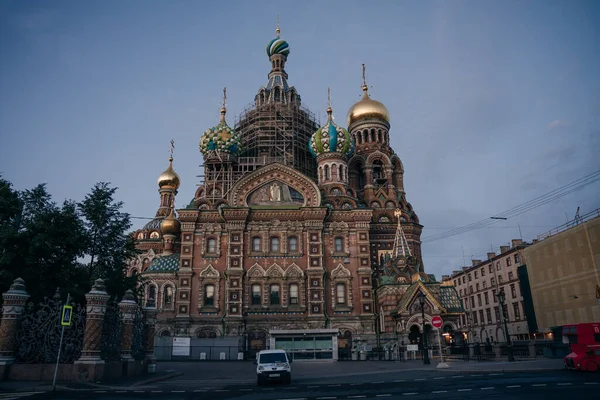 Petrohrad Kostel Spasitele Prolité Krvi Rusko Kvalitní Fotografie — Stock fotografie