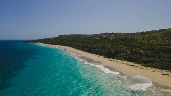 Schöner Tropischer Zoni Strand Culebra Puerto Rico Hochwertiges Foto — Stockfoto