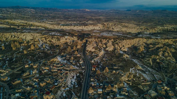 터키의 아나톨리아 카파도키아에 마을의 고품질 — 스톡 사진