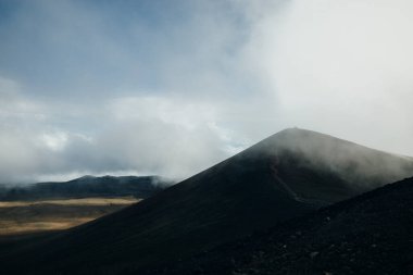 Hawaii 'nin büyük adasında Mauna Kea Zirvesi. Yüksek kalite fotoğraf