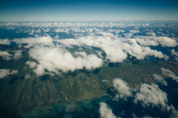 Nuvens Sobre Ilhas Hawaii Foto Alta Qualidade — Fotografia de Stock