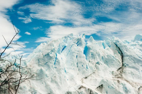 Ghețar Perito Moreno Peisaj Ghețar Parcul Național Patagonia Argentina America — Fotografie, imagine de stoc