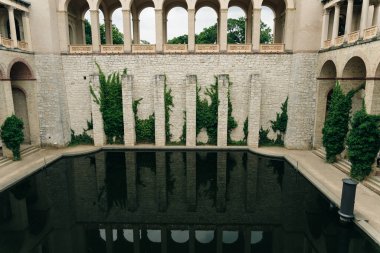 Brandenburg, Almanya - Kasım, 2021 Potsdam 'daki Pfingstberg' de Belvedere. Yüksek kalite fotoğraf