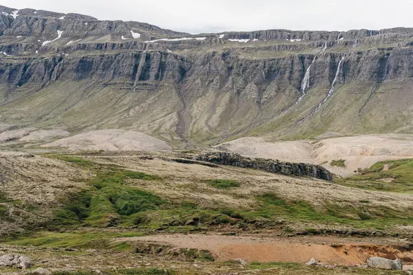 冰原上迷人的冰岛风景 高质量的照片 — 图库照片