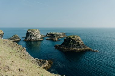 Arnarstapi Snaefellsnes 'in İzlanda doğa manzarası. Arnarstapi Limanı, İzlanda. Yüksek kalite fotoğraf
