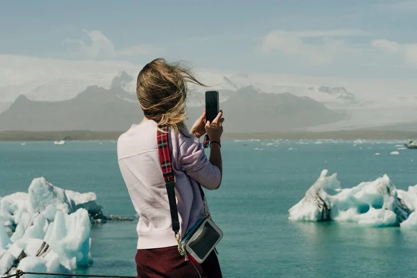 Lagune Glacier Jokulsarlon Parc National Vatnajokull Islande Photo Haute Qualité — Photo