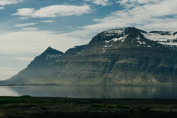 Потрясающий Исландский Пейзаж Леднике Высокое Качество Фото — стоковое фото