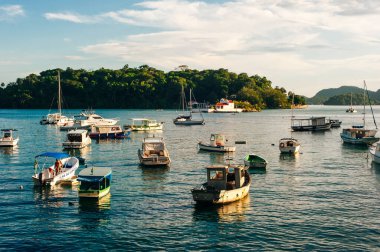 Angra dos Reis Limanı, Rio de Janeiro. Brezilya - Eylül, 2019.
