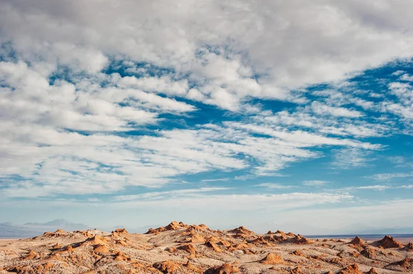 Terreno Extremo Del Valle Luna Desierto Atacama San Pedro Atacama — Foto de Stock