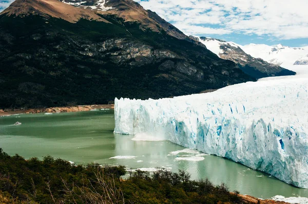 Льодовик Періто Морено Ландшафт Льодовика Національному Парку Патагонія Аргентина Південна — стокове фото