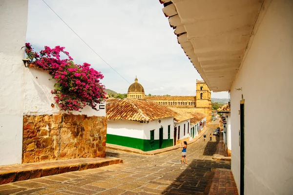 Barichara Colombia July 2020 Cobblestone Streets Barichara High Quality Photo — Stock Photo, Image