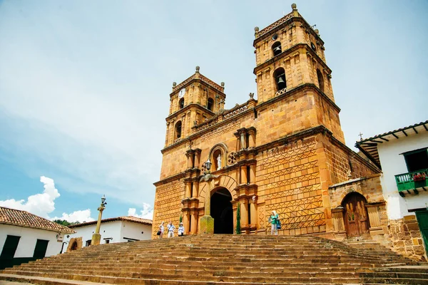 Cattedrale Barichara Santander Colombia Sud America Foto Alta Qualità — Foto Stock