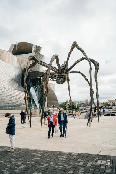 Bilbao Spanje Nov 2021 Spin Sculptuur Van Louise Bourgeois Het — Stockfoto