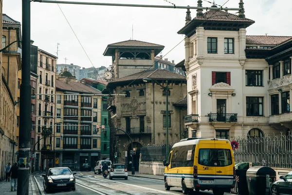 Красивый Старый Баскский Район Бильбао Испания Высокое Качество Фото — стоковое фото