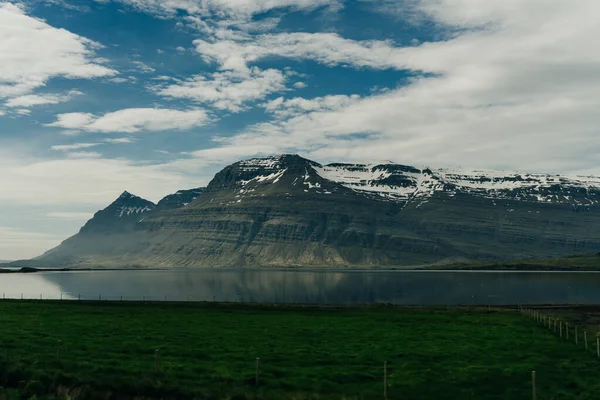 Потрясающий Исландский Пейзаж Леднике Высокое Качество Фото — стоковое фото