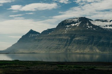 İzlanda 'da çarpıcı bir İzlanda manzarası. Yüksek kalite fotoğraf