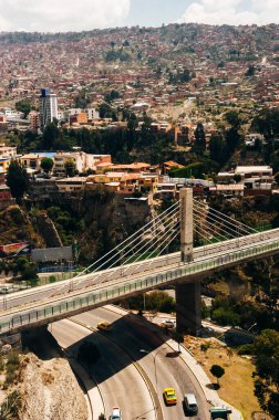 La Paz Bolivya - 08 Mayıs 2019 La Paz Merkezi.