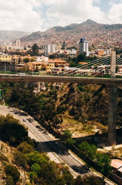 La Paz Bolivya - 08 Mayıs 2019 La Paz Merkezi.