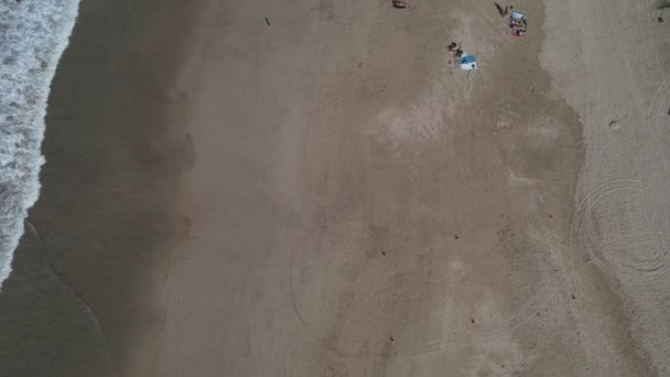 Vista aérea Hapuna Beach na ilha grande, hawaii — Vídeo de Stock