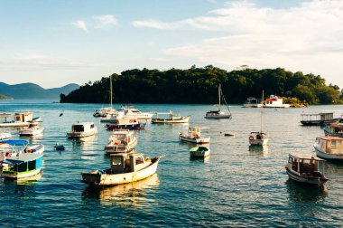 Angra dos Reis Limanı, Rio de Janeiro. Brezilya - Eylül, 2019.