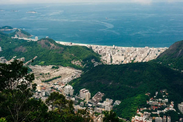 Rio Janeiro Brazil View Christ Redemtor Stuate Sunny Day — стоковое фото