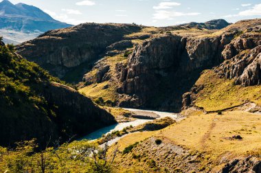 Nehir Los Glaciares Ulusal Parkı, El Chalten - Arjantin
