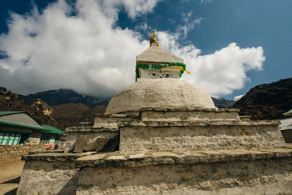 Stupa Dingboche Village Way Mount Everest Base Camp Khumbu Valley — Stock Photo, Image