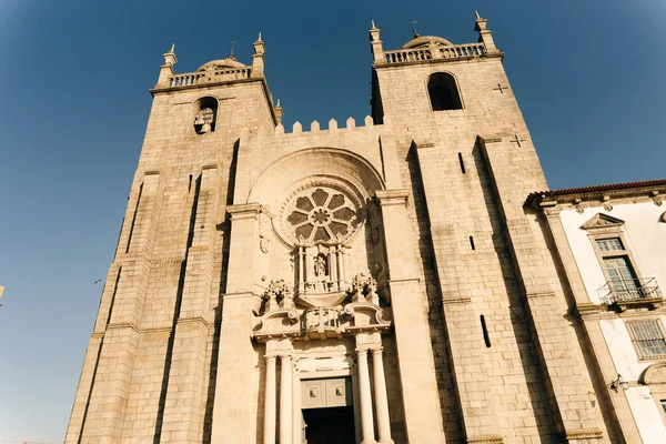 Romaanse Kathedraal Van Porto Portugal November 2021 Hoge Kwaliteit Foto — Stockfoto