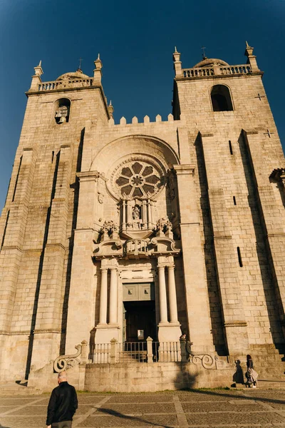 Catedral Românica Porto Portugal Novembro 2021 Foto Alta Qualidade — Fotografia de Stock