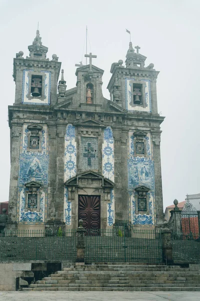 Porto Portugal Nov 2021 Church Saint Ildefonso High Quality Photo — Fotografia de Stock