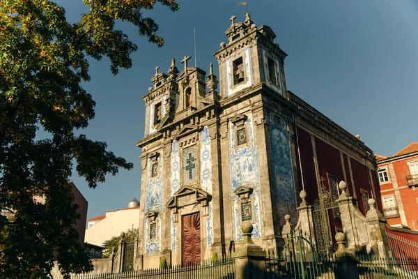 Portugal Porto Church Santo Ildefonso Built 17Th Century High Quality — Stockfoto