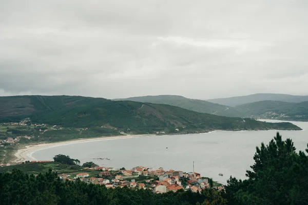 Utsikt Över Fisterra Från Monte Facho Spanien Högkvalitativt Foto — Stockfoto