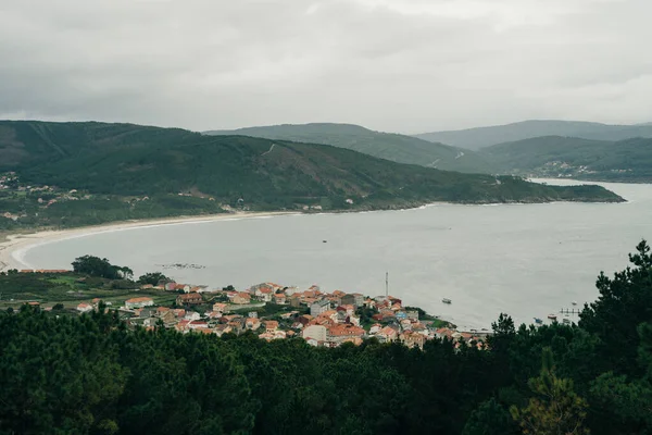 Utsikt Över Fisterra Från Monte Facho Spanien Högkvalitativt Foto — Stockfoto