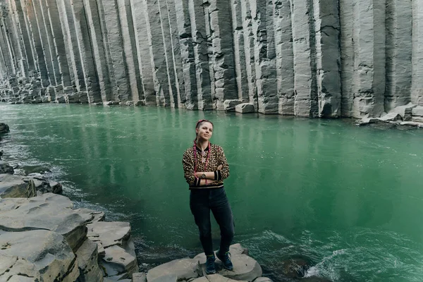 Green River Studlagil Canyon Islandia Foto Alta Calidad — Foto de Stock