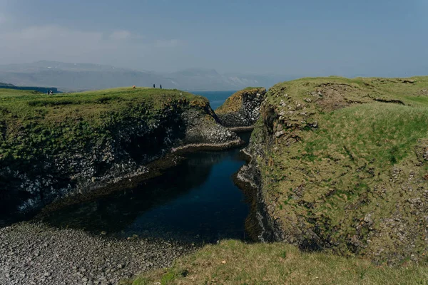Ісландський Природний Ландшафт Арнарстапі Снайфельснес Порту Арнарстапі Ісландія Фотографія Високої — стокове фото