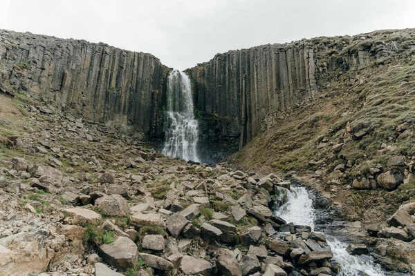 Green River Studlagil Canyon Islande Photo Haute Qualité — Photo