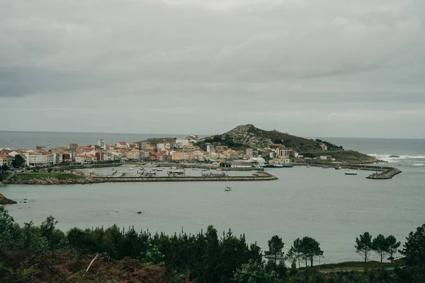 Muxia Liten Kuststad Och Turistmål Vid Dödens Kust Coruna Galicien — Stockfoto