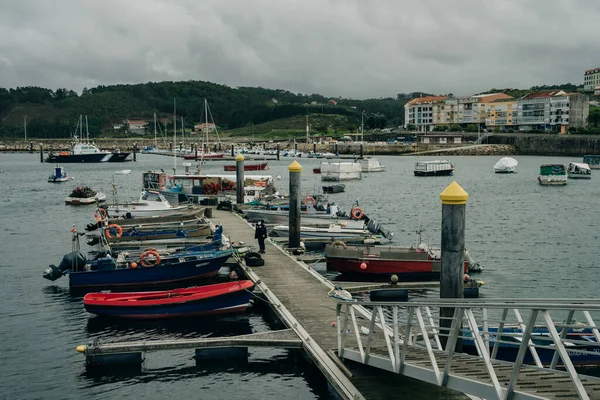 Muxia Small Coastal Town Tourist Destination Coast Death Coruna Galicia — Stock Photo, Image
